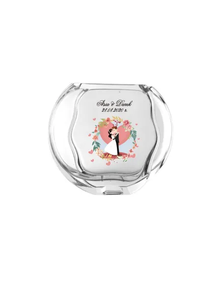 Wazon z nadrukiem PREZENT na ślub rocznicę wesele