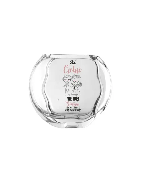 Wazon z nadrukiem PREZENT prośba o świadkowanie