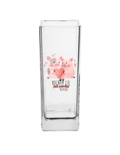 Wazon z nadrukiem PREZENT dla par zakochanych