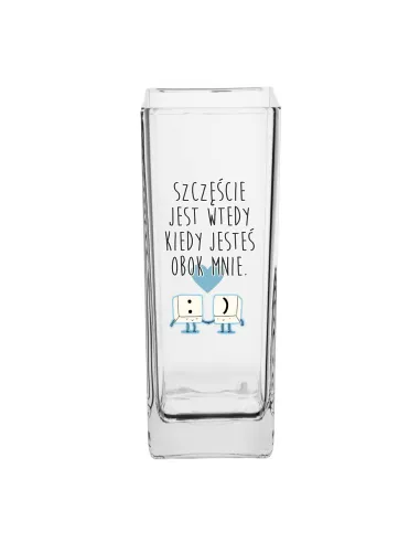 Wazon z nadrukiem PREZENT na Walentynki dla żony