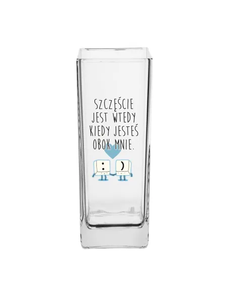 Wazon z nadrukiem PREZENT na Walentynki dla żony