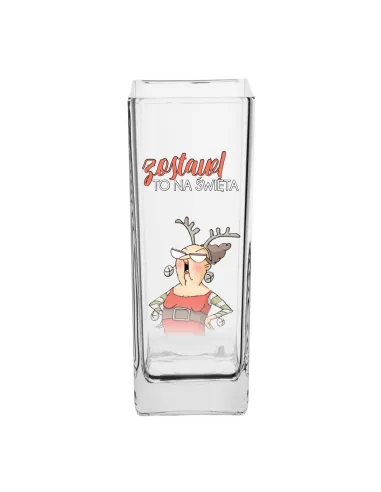 Wazon z nadrukiem PREZENT na Święta Choinkę