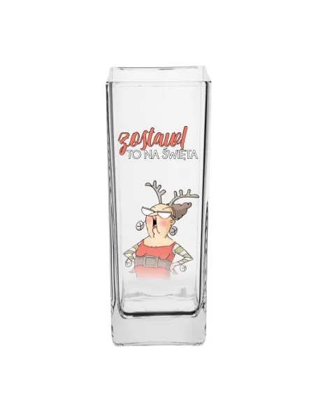 Wazon z nadrukiem PREZENT na Święta Choinkę