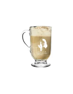 Szklanka kubek do cappucino latte z grawerem na prezent dla mamy żony kobiety