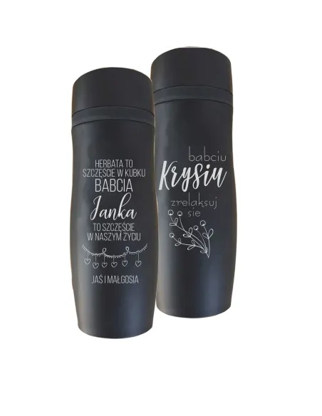 Kubek termiczny grawer Dzień Babci i Dziadka HIT!