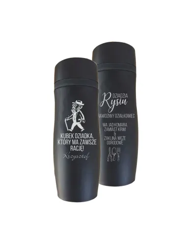 Kubek termiczny grawer prezent dla BABCI I DZIADKA