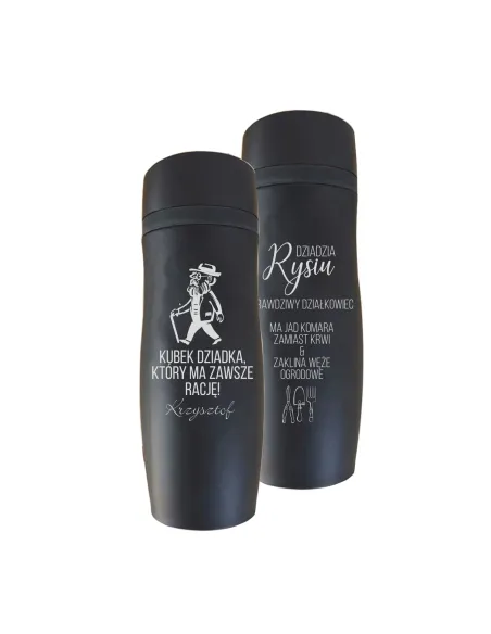 Kubek termiczny grawer prezent dla BABCI I DZIADKA