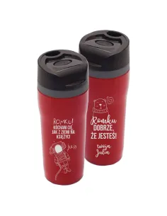 Kubek termiczny GRAWER prezent na WALENTYNKI kolor