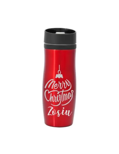 Kubek termiczny PREZENT NA ŚWIĘTA MIKOŁAJKI grawer