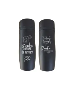 Kubek termiczny termos podróżny Z GRAWEREM do AUTA