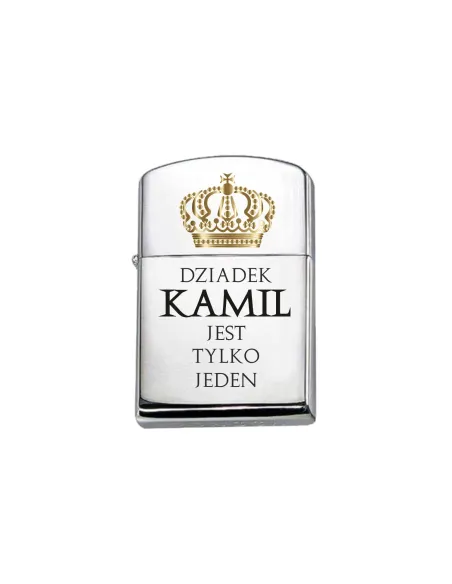 Elegancka zapalniczka Zippo Dzień Dziadka i Babci