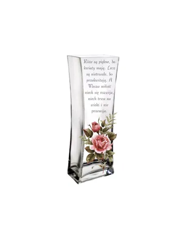 Wazon z nadrukiem prezent z okazji urodzin imienin