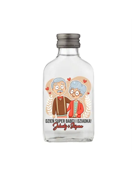 BUTELECZKI SETKI z nadrukiem dla Babci i Dziadka