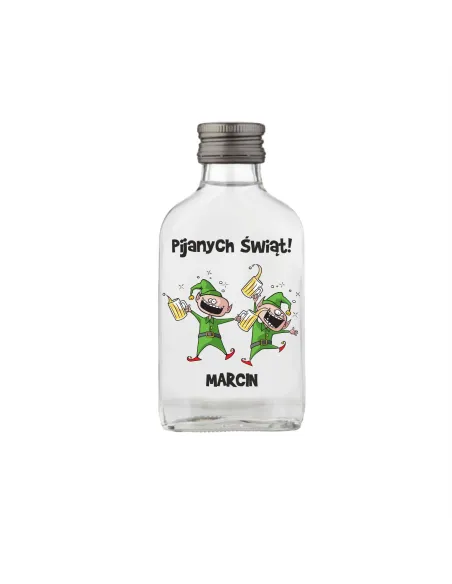 BUTELECZKI SETKI z nadrukiem na Święta Choinkę