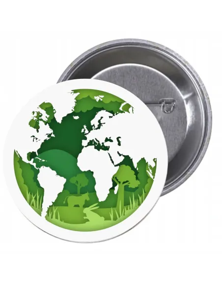 Przypinki buttony EKOLOGIA znaczki badziki z grafiką