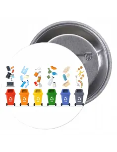 Przypinki buttony EKOLOGIA znaczki badziki z grafiką