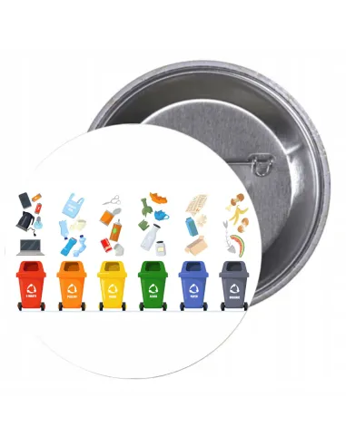 Przypinki buttony EKOLOGIA znaczki badziki z grafiką