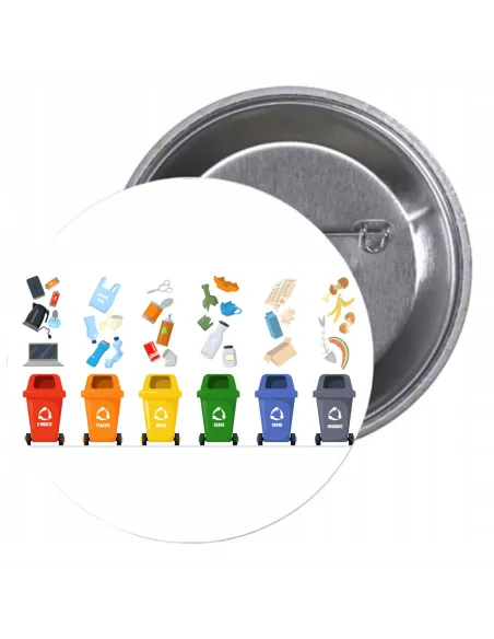 Przypinki buttony EKOLOGIA znaczki badziki z grafiką