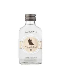 BUTELKI 100ML prezent dla gości weselnych 100 szt