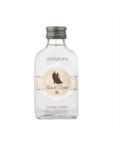 BUTELKI 100ML prezent dla gości weselnych 100 szt