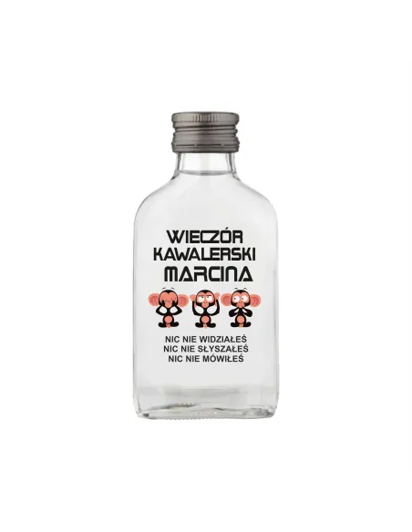 BUTELKI Setki z nadrukiem na wieczór kawalerski