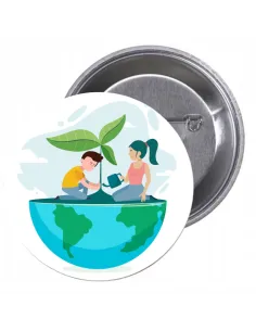 Przypinki buttony EKOLOGIA znaczki badziki z grafiką