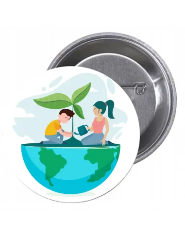 Przypinki buttony EKOLOGIA znaczki badziki z grafiką