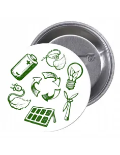 Przypinki buttony EKOLOGIA znaczki badziki z grafiką