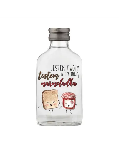 BUTELKI Setki z nadrukiem PREZENT NA WALENTYNKI