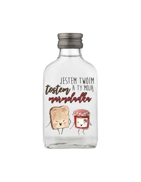 BUTELKI Setki z nadrukiem PREZENT NA WALENTYNKI
