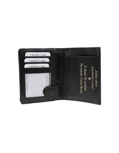 Portfel z grawerem prezent na rocznicę ślubu