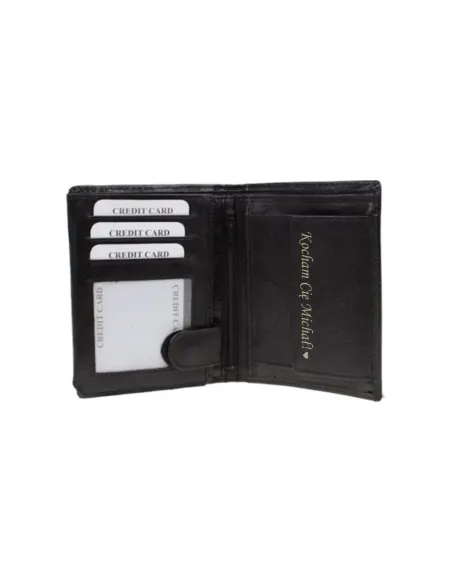 Portfel z grawerem prezent na święta Mikołajki choinkę