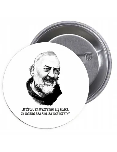 Przypinki buttony RELIGIJNE znaczki badziki z grafiką