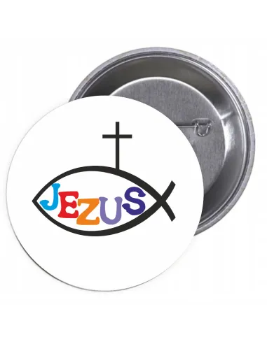 Przypinki buttony RELIGIJNE - JEZUS  znaczki badziki z grafiką