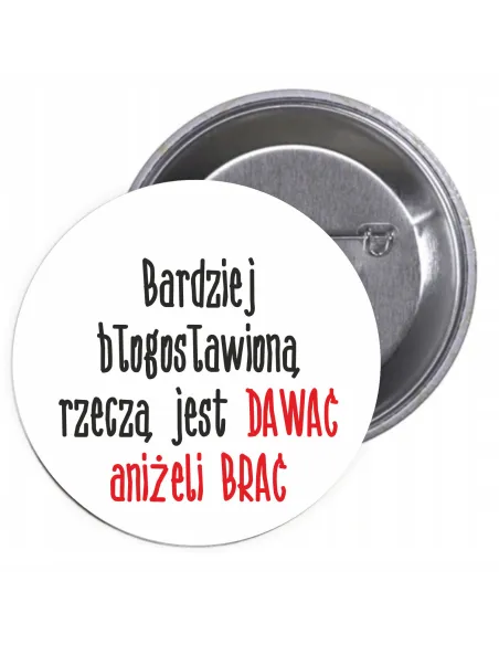 Przypinki buttony RELIGIJNE znaczki badziki z grafiką