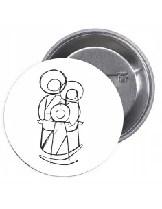 Przypinki buttony RELIGIJNE znaczki badziki z grafiką