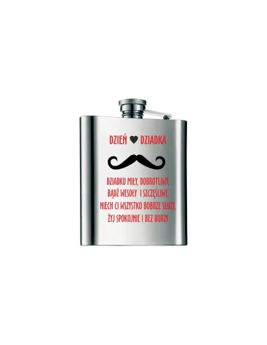 Elegancka piersiówka prezent na DZIEŃ DZIADKA HIT!