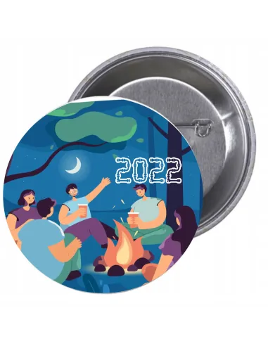 Przypinki buttony KOLONIE I PÓŁKOLONIE znaczki badziki z grafiką