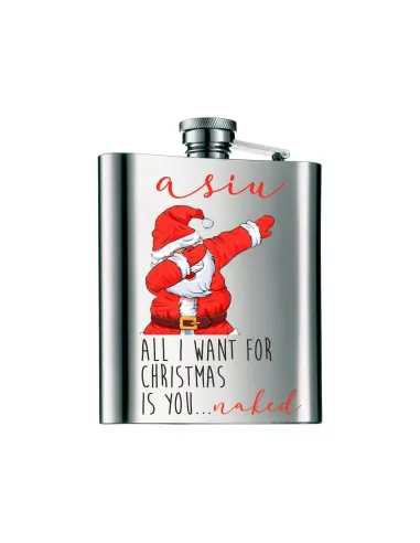 Piersiówka PREZENT na święta mikołajki z nadrukiem