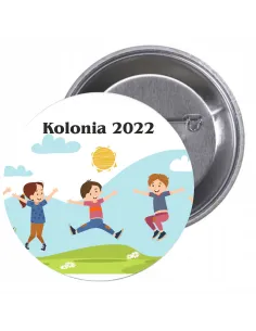 Przypinki buttony KOLONIA 2022 znaczki badziki z grafiką