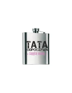 Piersiówka trwały nadruk prezent święta dla taty