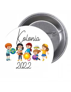 Przypinki buttony KOLONIA 2022 znaczki badziki z grafiką