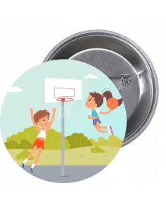 Przypinki buttony KOLONIE I PÓŁKOLONIE znaczki badziki z grafiką