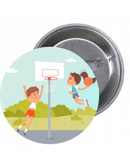 Przypinki buttony KOLONIE I PÓŁKOLONIE znaczki badziki z grafiką