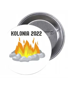 Przypinki buttony KOLONIA 2022 znaczki badziki z grafiką