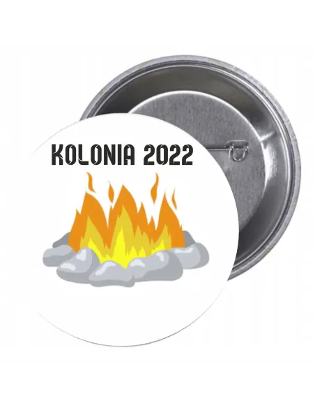 Przypinki buttony KOLONIA 2022 znaczki badziki z grafiką