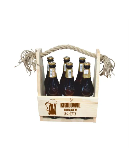 NOSIDŁO NA PIWO PREZENT GRAWER URODZINY KRÓLOWIE