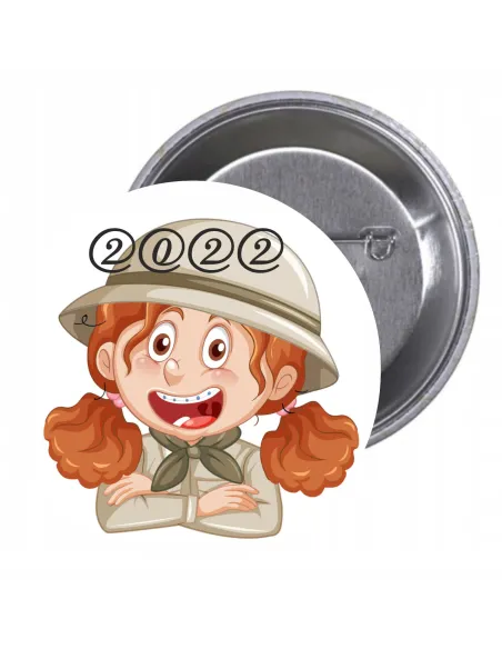 Przypinki buttony KOLONIE I PÓŁKOLONIE znaczki badziki z grafiką