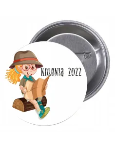 Przypinki buttony KOLONIA 2022 znaczki badziki z grafiką