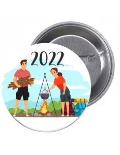 Przypinki buttony KOLONIE I PÓŁKOLONIE  znaczki badziki z grafiką